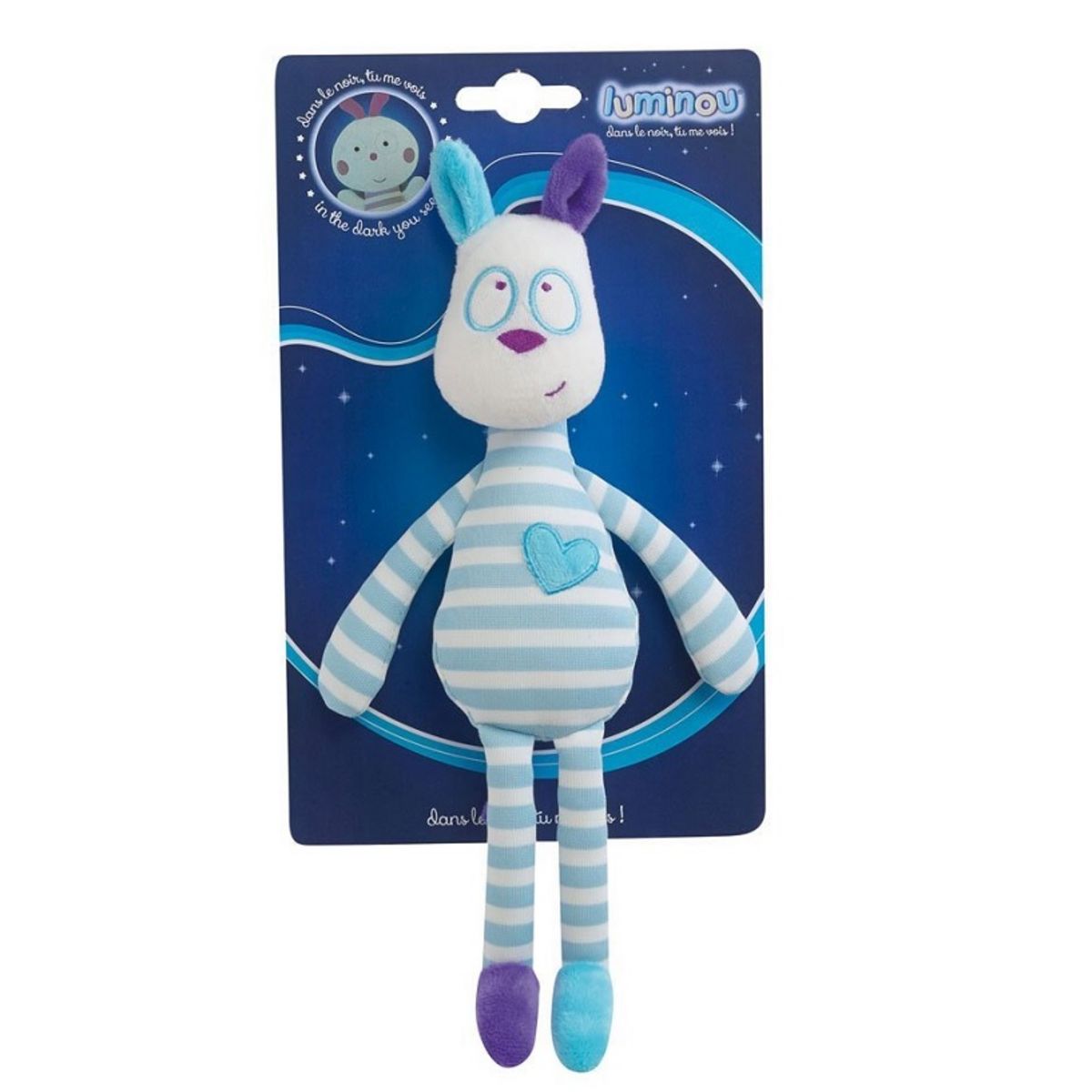 Doudou Luminou Zèbre 28 cm