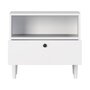 Voir la diapositive 4 : BEST MOBILIER Cleo - lit coffre avec led - 160x200 cm - sommier inclus - en velours