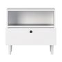 Voir la diapositive 4 : BEST MOBILIER Cleo - lit coffre avec led - 160x200 cm - sommier inclus - en velours