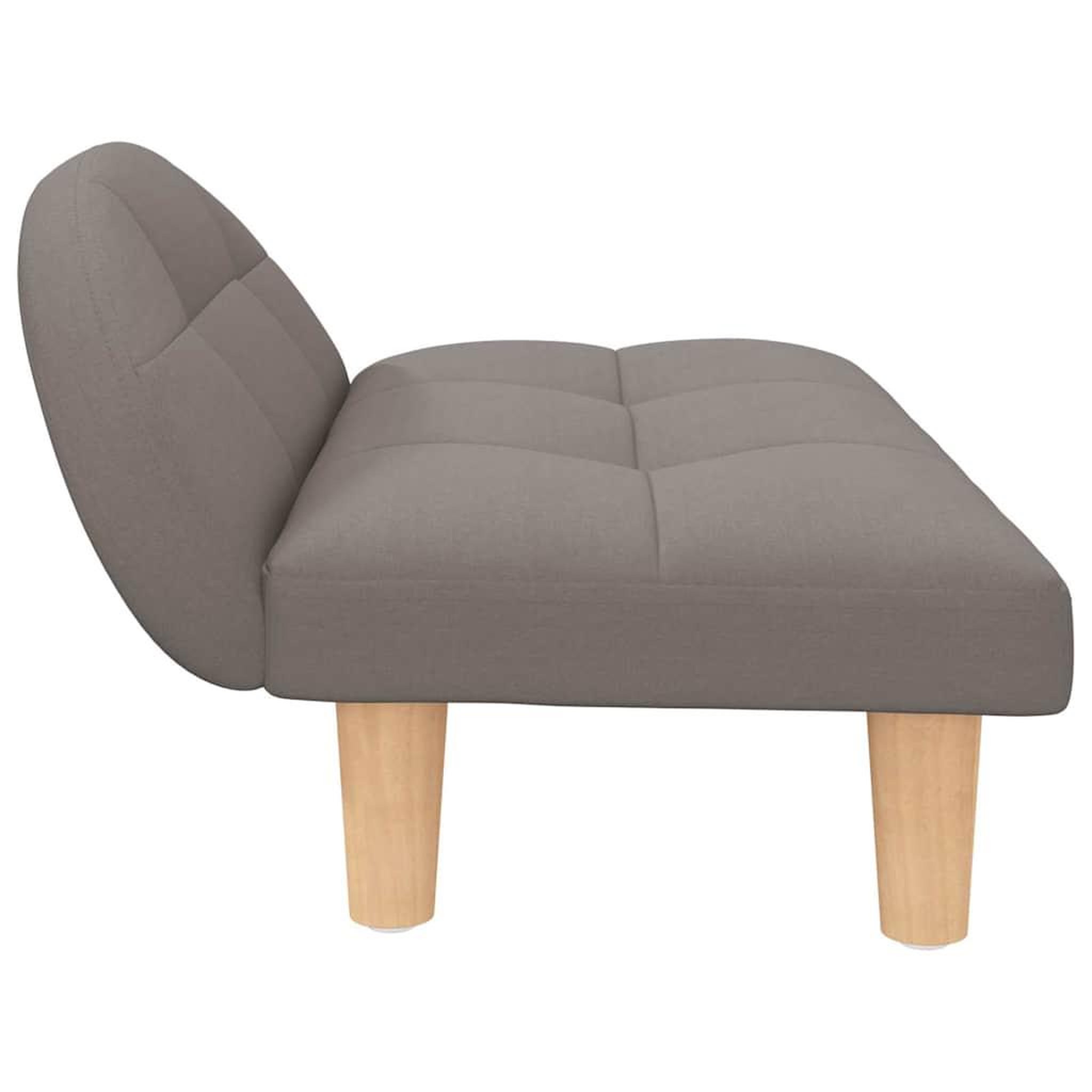 Voir la diapositive 4 : VIDAXL Lit pour chien taupe 70x52x30 cm tissu