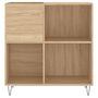 Voir la diapositive 4 : VIDAXL Armoire a disques chene sonoma 84,5x38x89 cm bois d'ingenierie