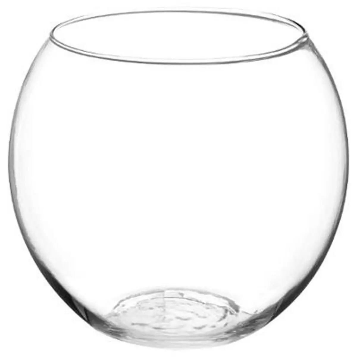 ATMOSPHERA Vase en Verre  Boule  19cm Transparent