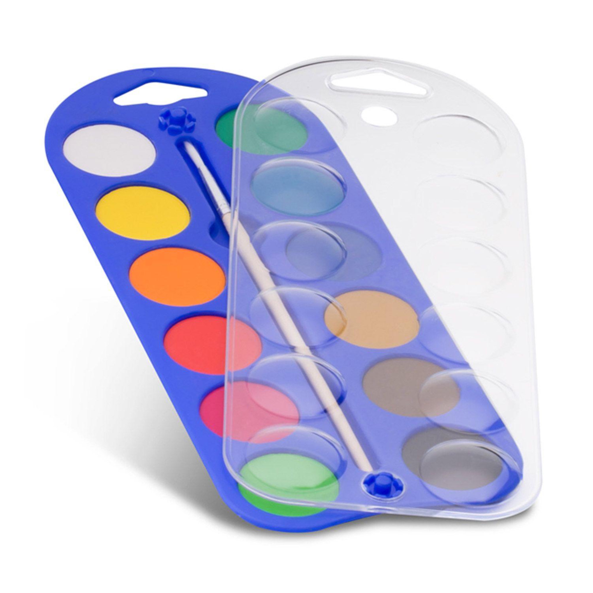 Voir la diapositive 3 : PRIMO Palette d'aquarelle 12 couleurs ø 30 mm