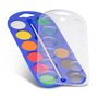 Voir la diapositive 3 : PRIMO Palette d'aquarelle 12 couleurs Ø 30 mm