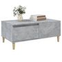 Voir la diapositive 4 : VIDAXL Table basse Gris beton 90x50x36,5 cm Bois d'ingenierie