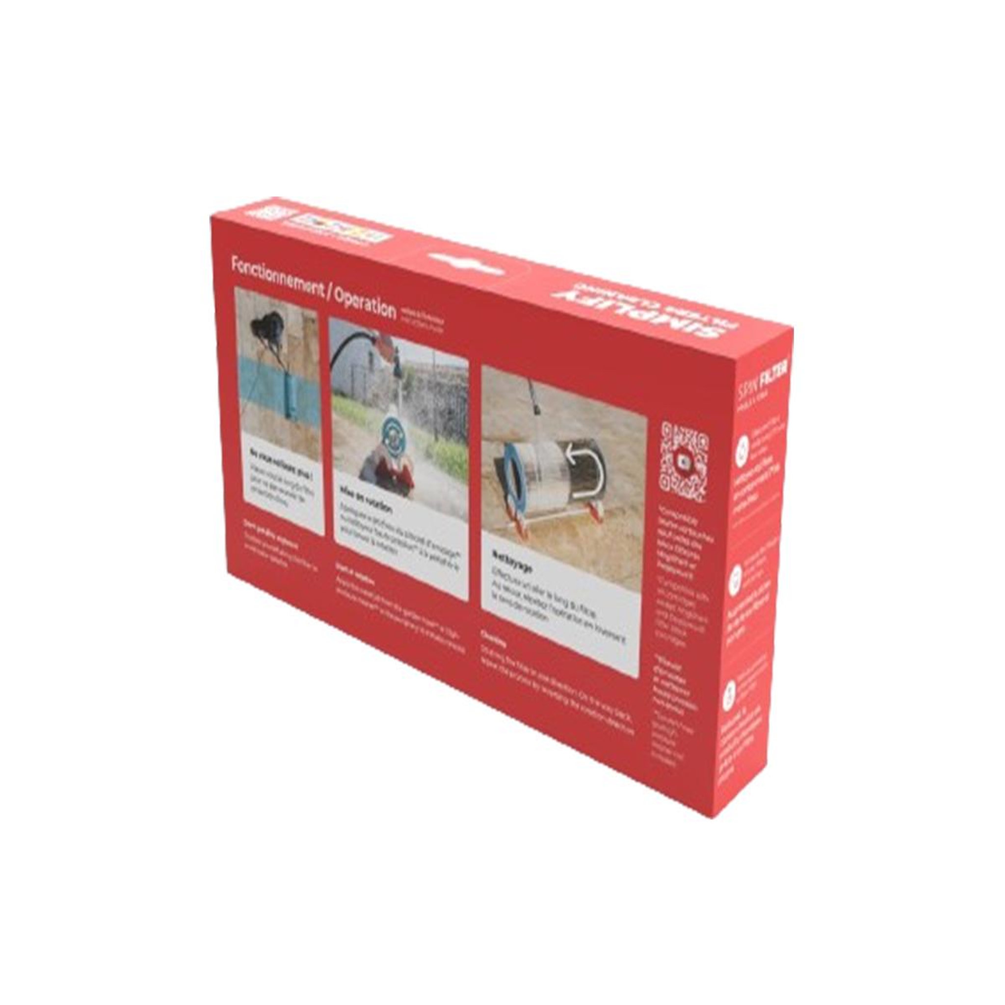 Voir la diapositive 6 : JARDIDECO Support de nettoyage pour cartouches de filtration Spin Filter - Nodipool