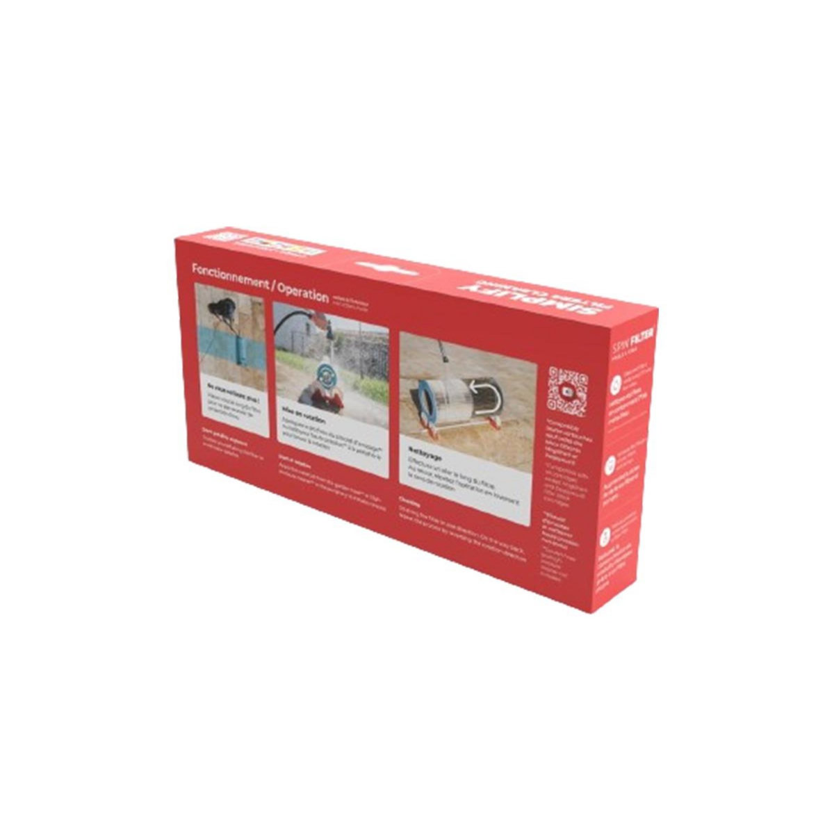 JARDIDECO Support de nettoyage pour cartouches de filtration Spin Filter - Nodipool