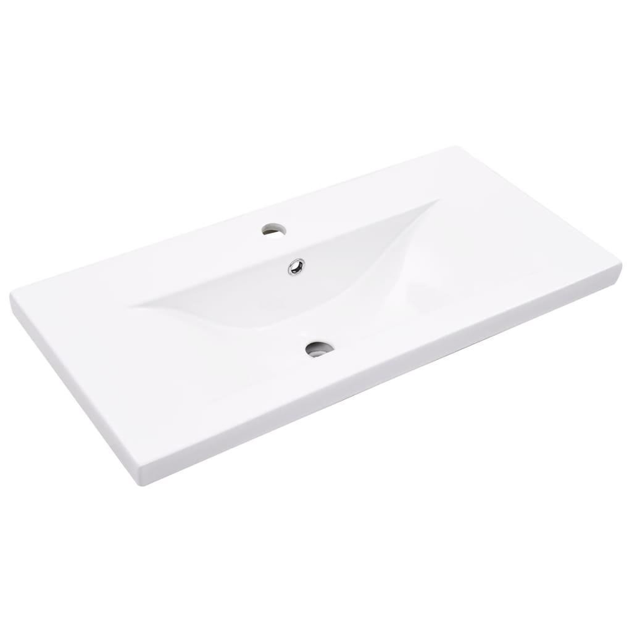 Voir la diapositive 4 : VIDAXL Armoire lavabo avec bassin integre vieux bois