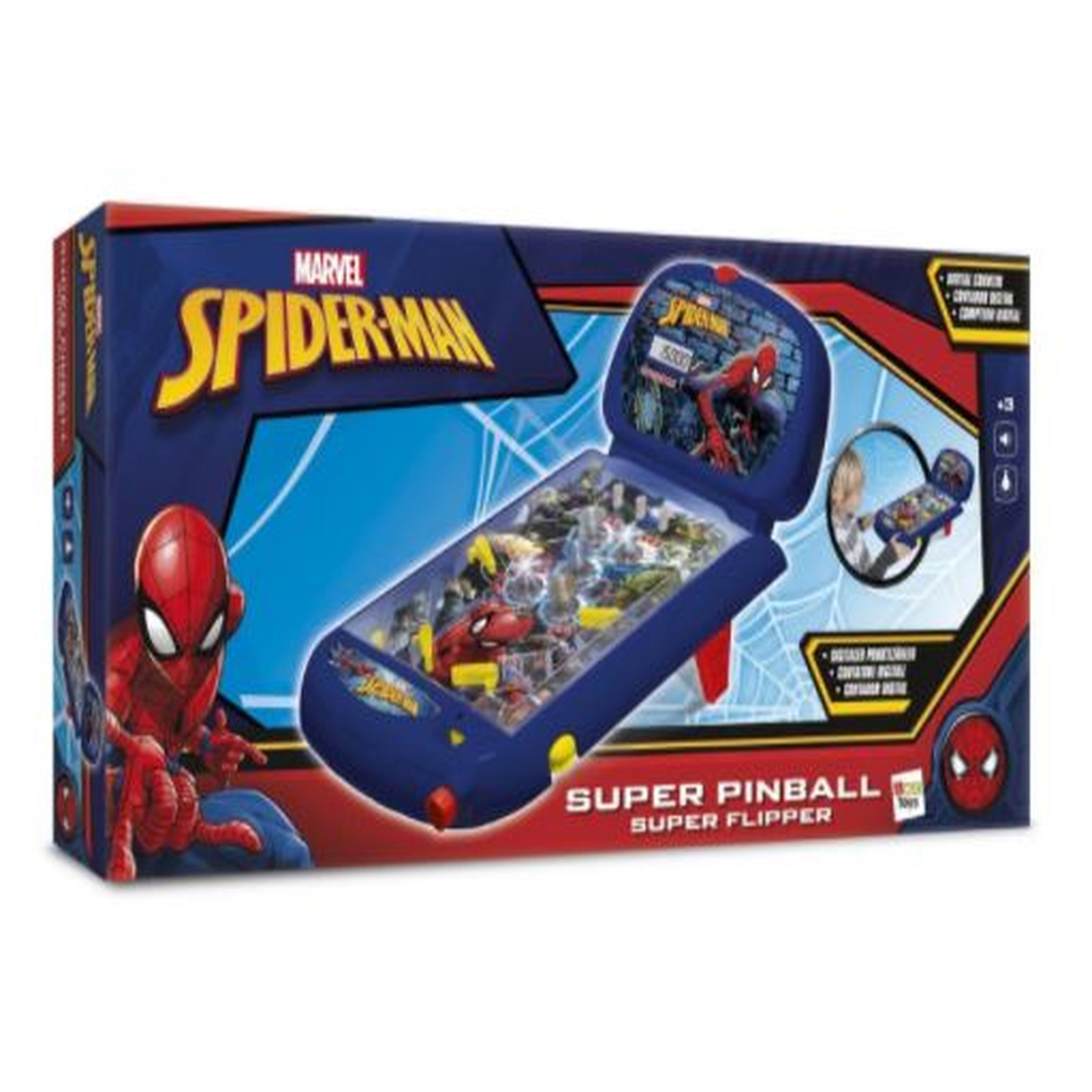 Voir la diapositive 2 : IMC TOYS Flipper de Table - Spider-Man