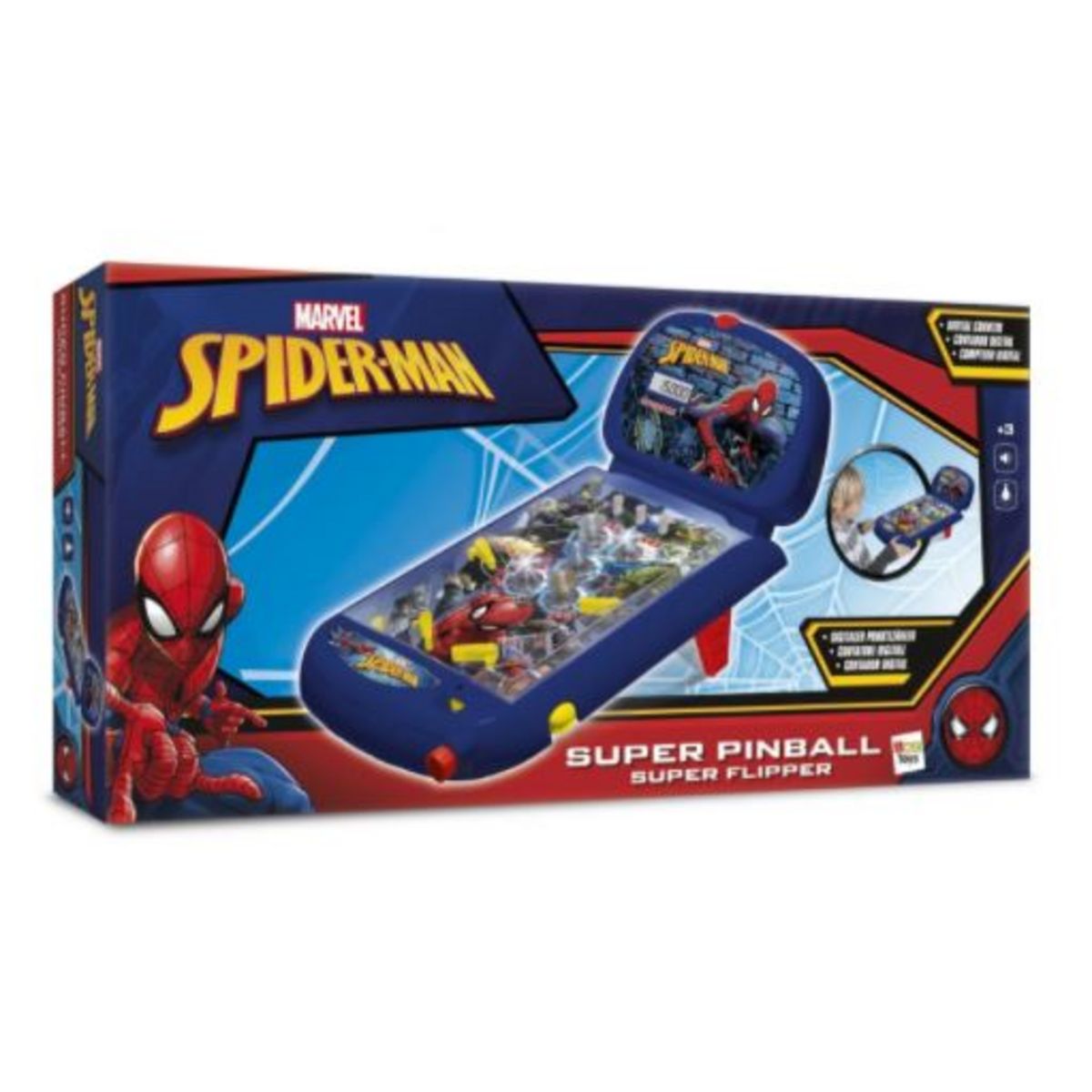 IMC TOYS Flipper de Table - Spider-Man
