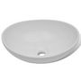 Voir la diapositive 3 : VIDAXL Lavabo de salle de bain avec mitigeur Ceramique Ovale Blanc