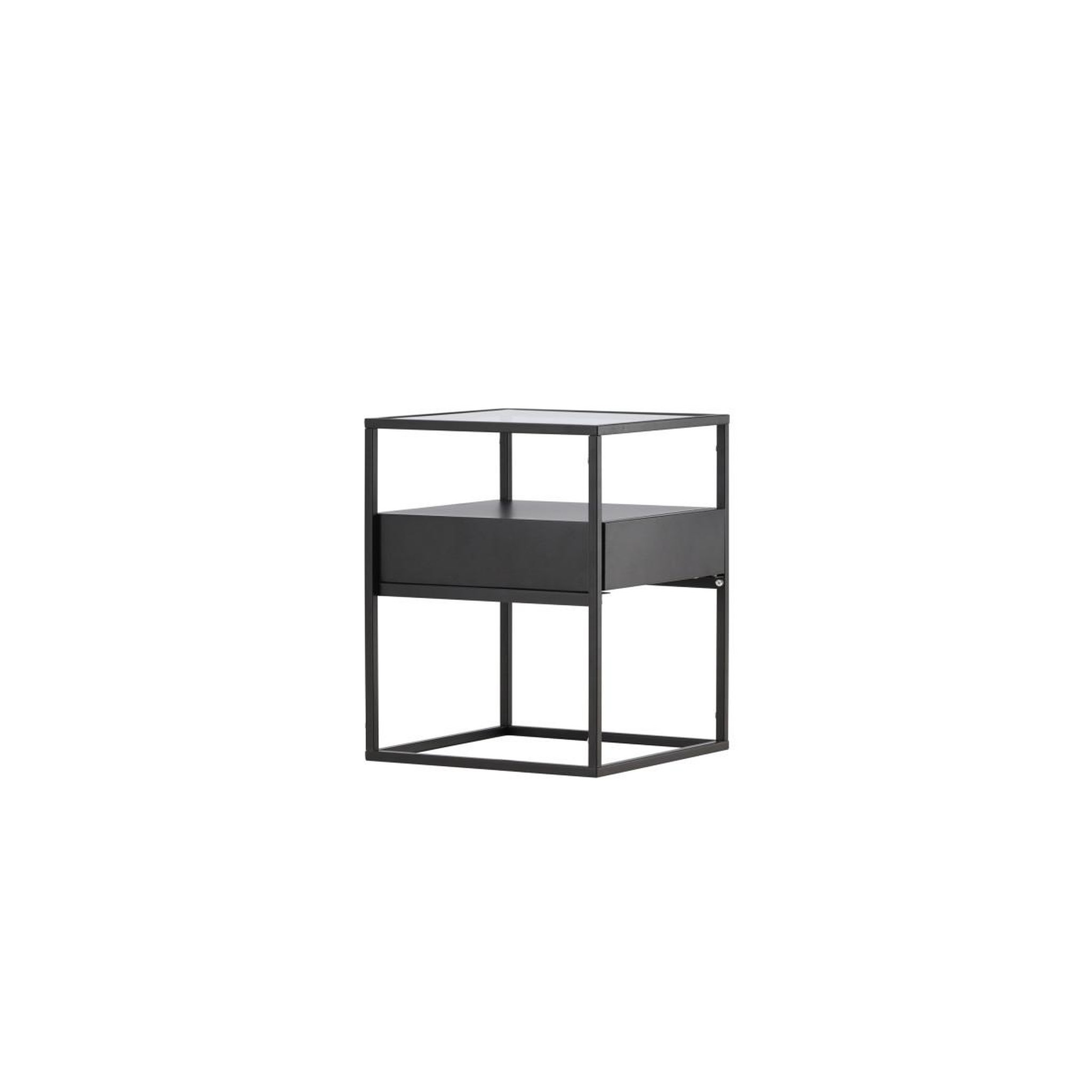 Voir la diapositive 2 : Paris Prix Table d'appoint design  fortaleza  51cm noir