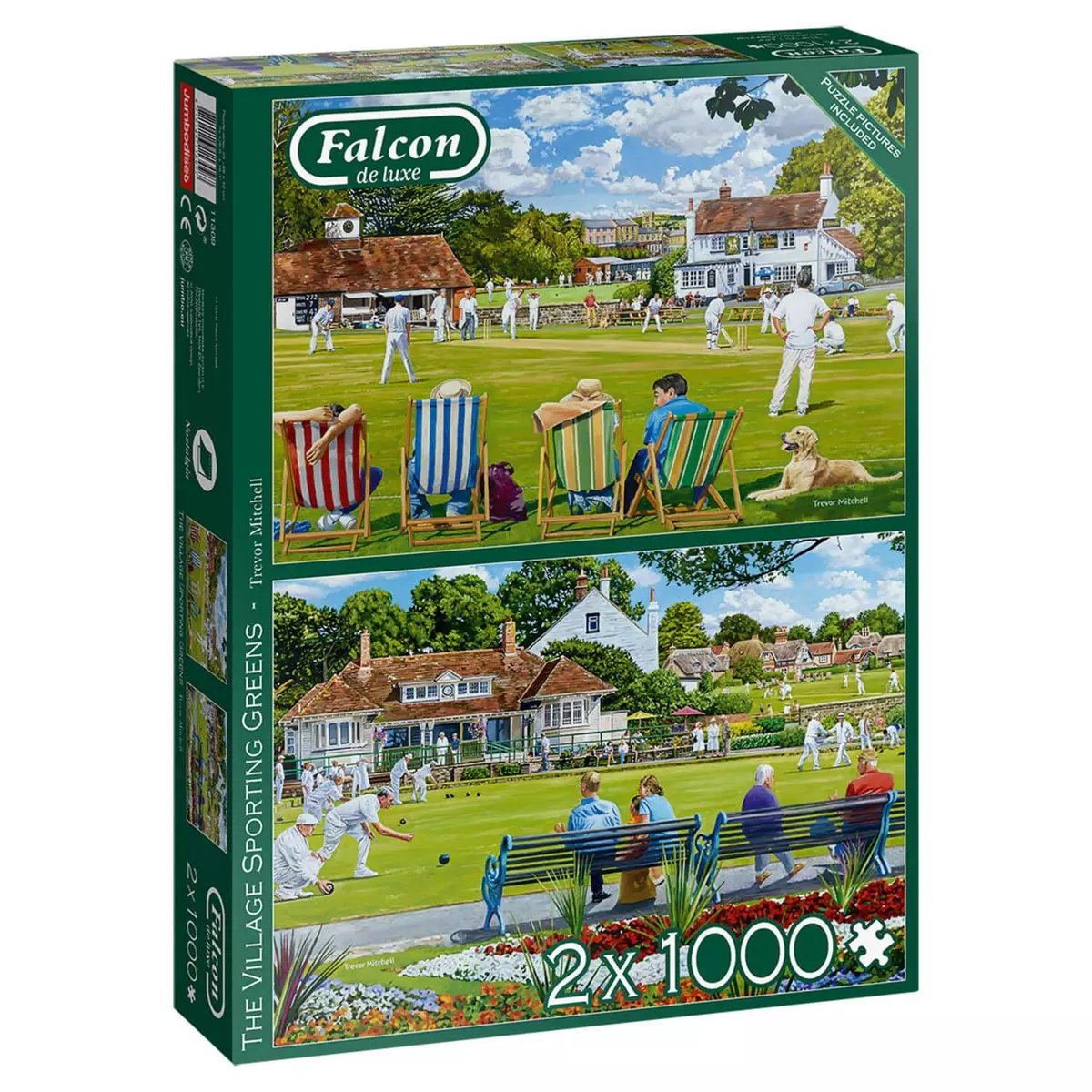  Puzzle 2 x 1000 pièces : Le Village Sporting Greens