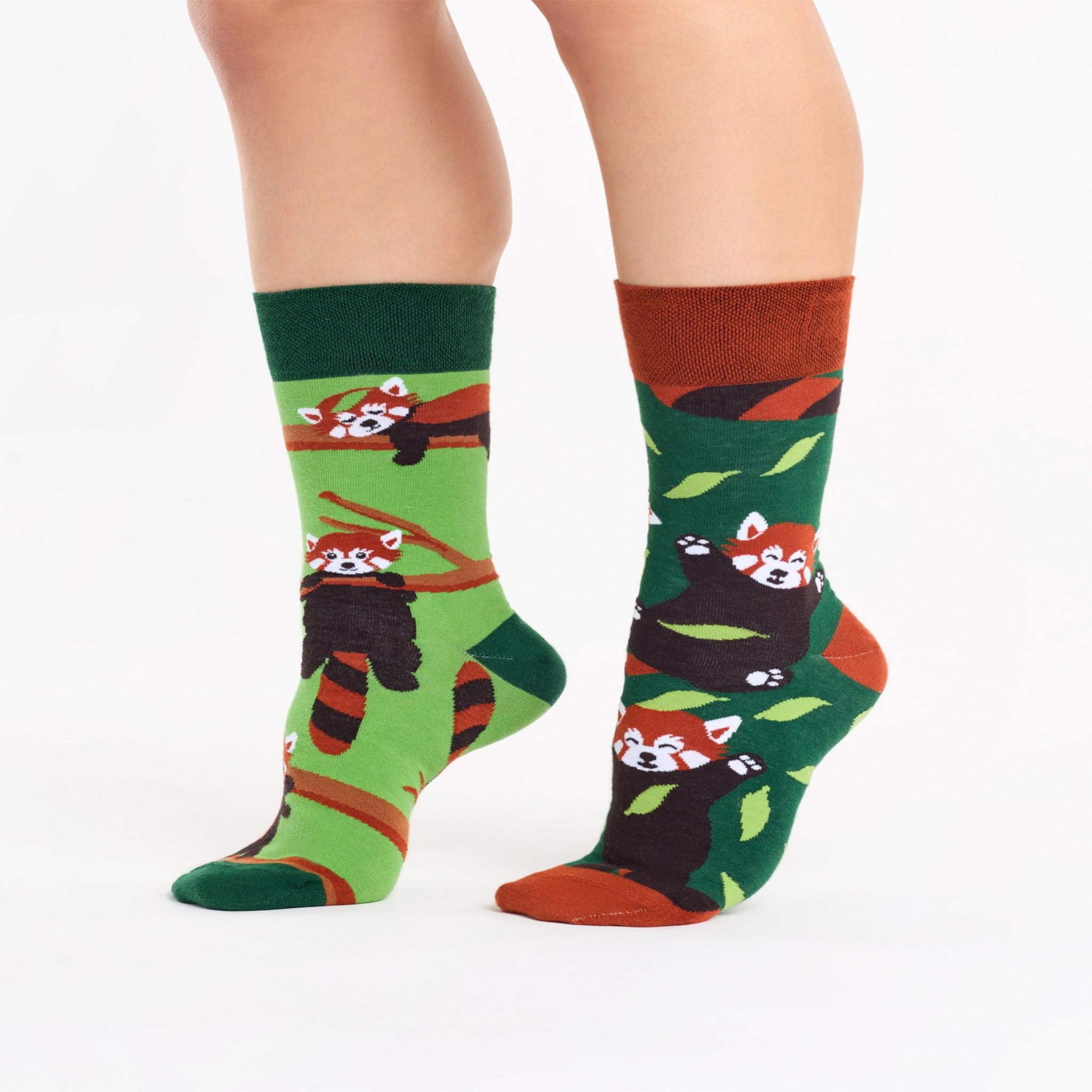 Voir la diapositive 2 : DEDOLES Chaussettes panda roux