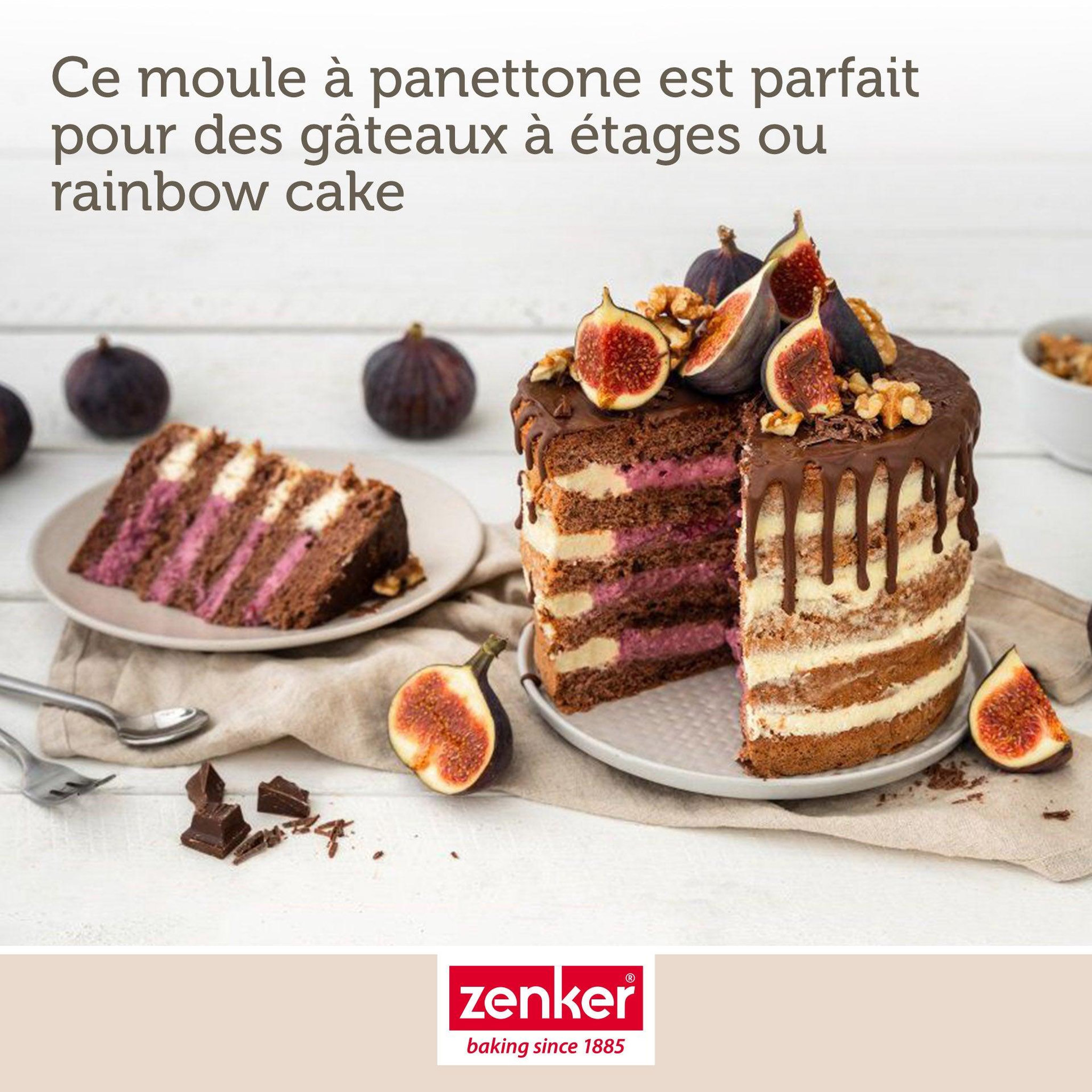Voir la diapositive 5 : ZENKER Lot de 2 moules à panettone à charnière 18 cm zenker spécial countries