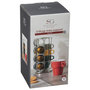 Voir la diapositive 2 : SECRET DE GOURMET Lot de 4 Mugs & Porte Capsules  Rack  26cl Multicolore