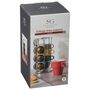 Voir la diapositive 2 : SECRET DE GOURMET Lot de 4 Mugs & Porte Capsules  Rack  26cl Multicolore