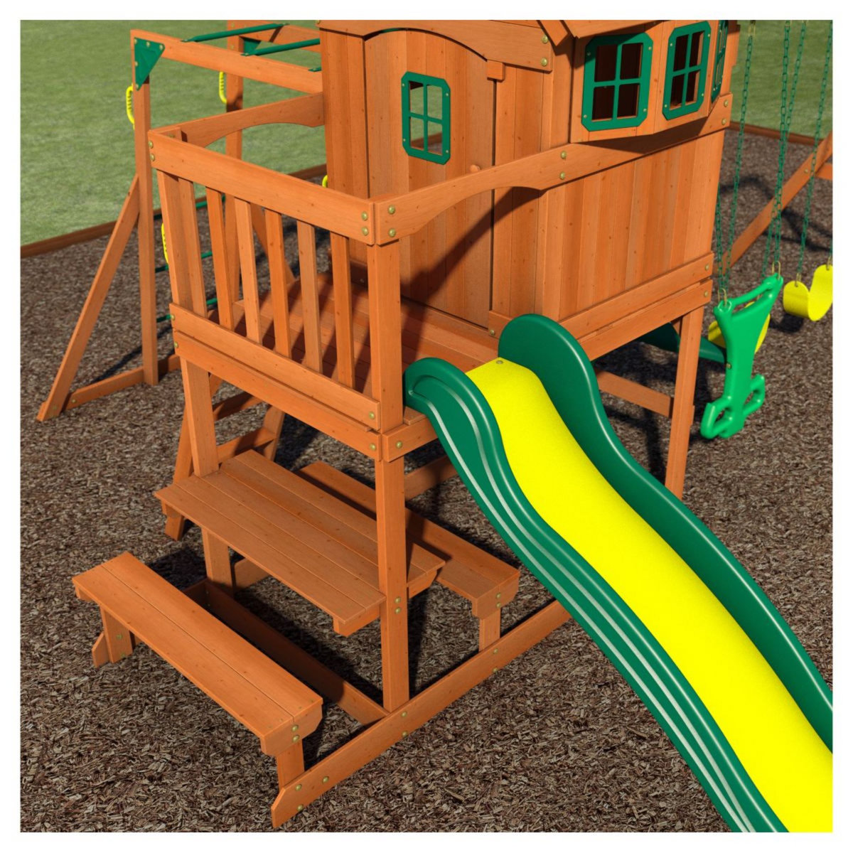 Backyard Discovery Aire de jeux en bois SPRINGBORO