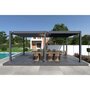 Voir la diapositive 5 : Pergola Bioclimatique autoportée- 3x6 m - Aluminum Anthracite - VS OmBREA®