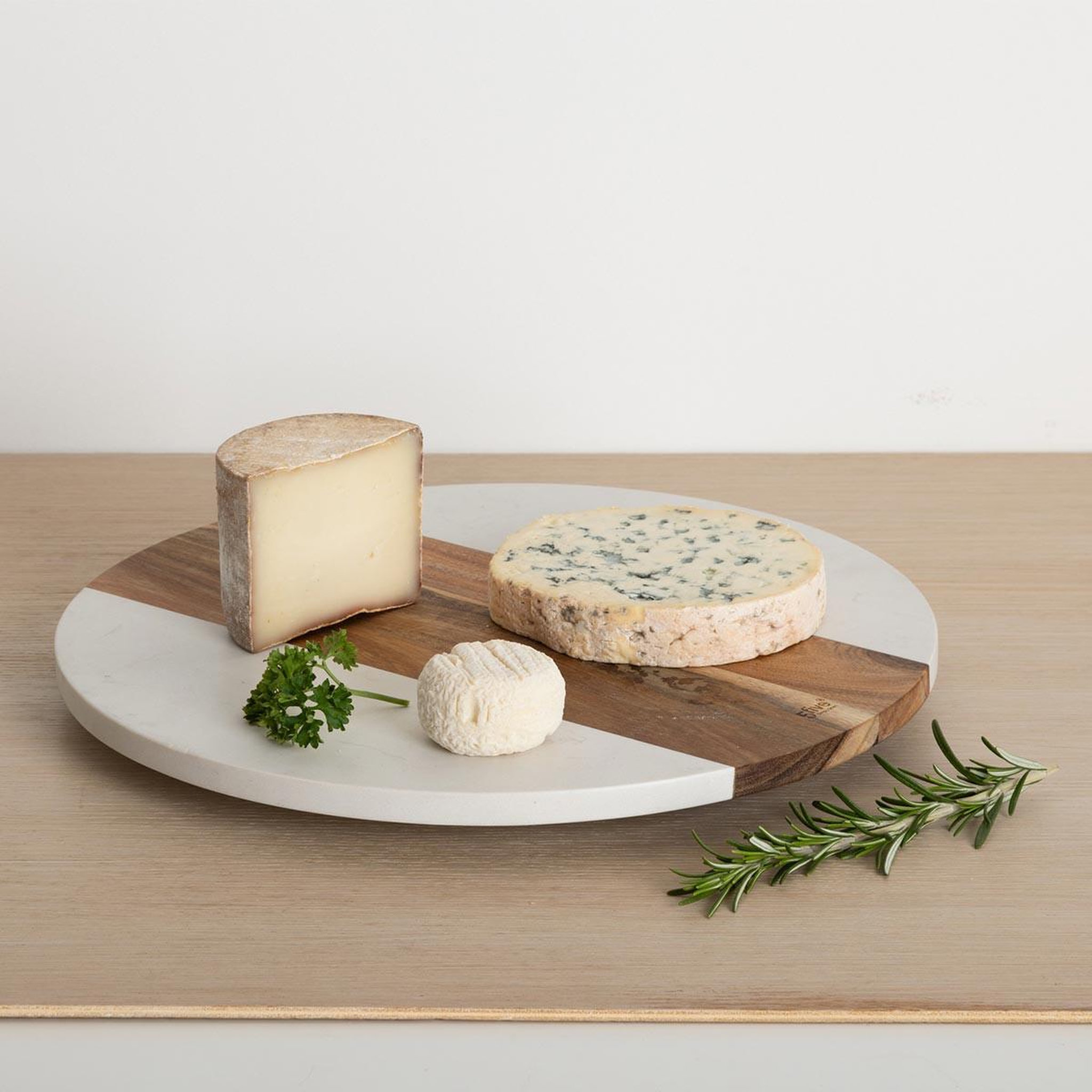 Voir la diapositive 3 : FIVE Plateau tournant en bois  harmony  35cm naturel