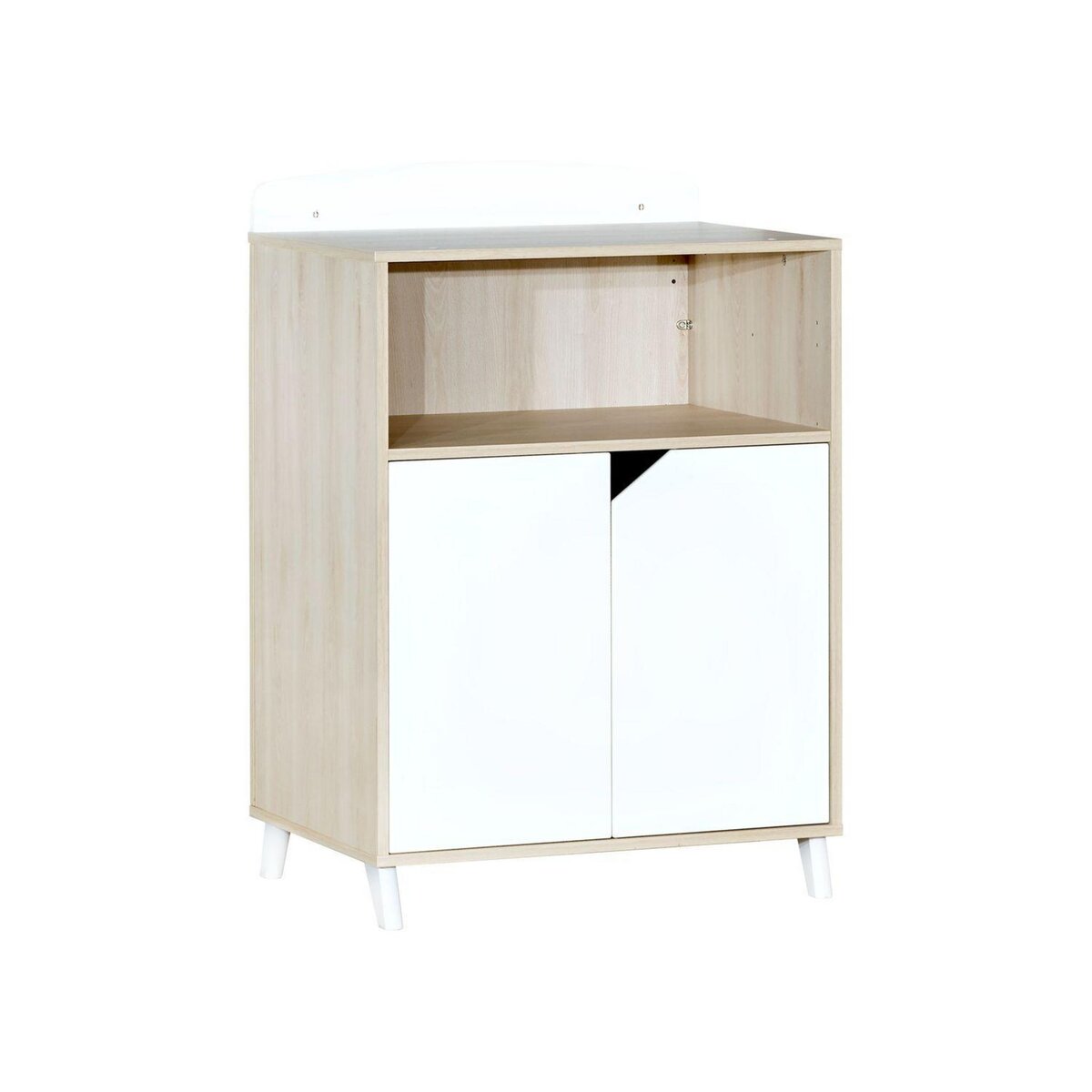 BABY PRICE  Lit bébé combiné 120x60 évolutif en 90x190cm SCANDI,  coloris naturel  