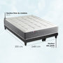 Voir la diapositive 5 : IDLITERIE Ensemble matelas MAX avec sommier, oreiller et couette, confort optimal