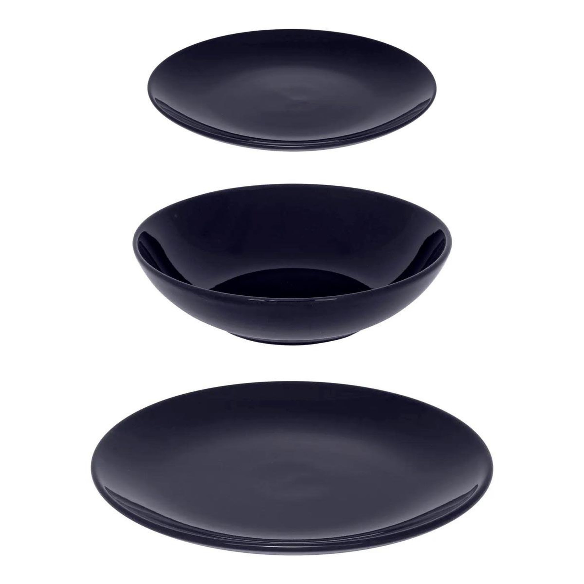SECRET DE GOURMET Service de table 18 pièces  colorama  26cm bleu