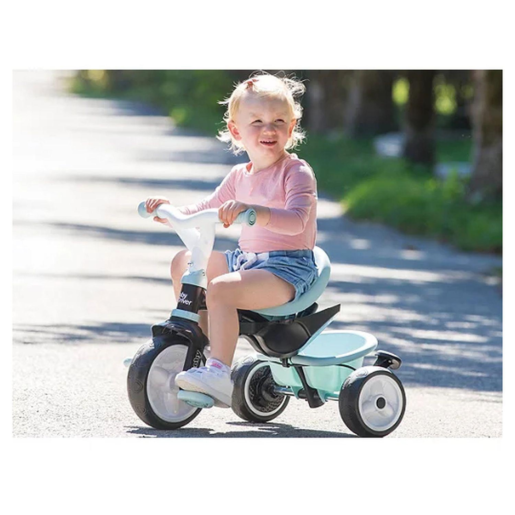 Voir la diapositive 6 : SMOBY Tricycle Baby Driver Plus - Bleu
