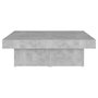 Voir la diapositive 5 : VIDAXL Table basse gris béton 90x90x28 cm bois d ingénierie