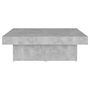 Voir la diapositive 5 : VIDAXL Table basse gris béton 90x90x28 cm bois d ingénierie