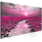 Paris Prix Tableau Imprimé  Lilies & Sunset Narrow. Coloris disponibles : Multicolore