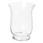 ATMOSPHERA Photophore en Verre  Evasé  15cm Transparent