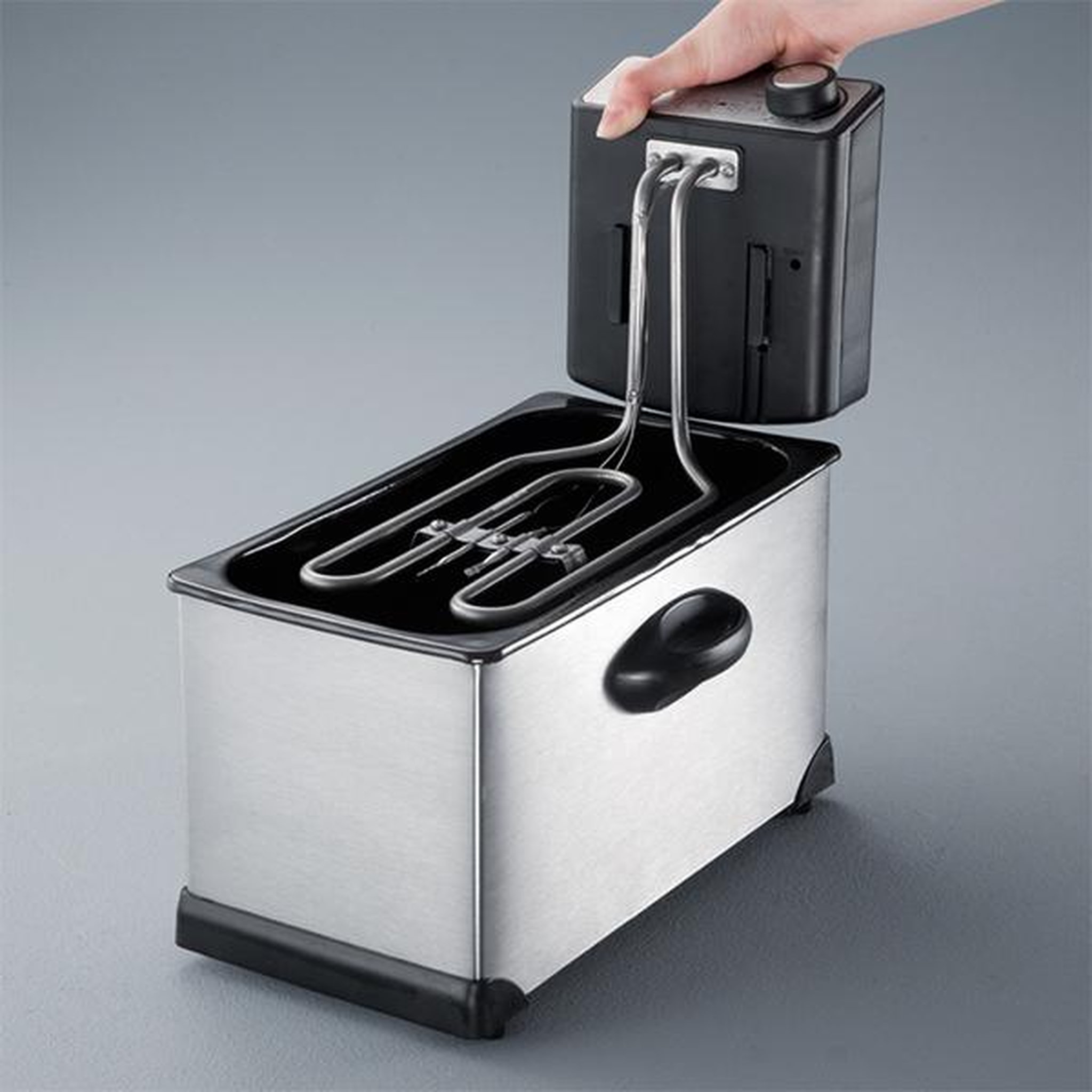 Voir la diapositive 3 : SEVERIN Friteuse 3l 2200w inox brossé - FR2431