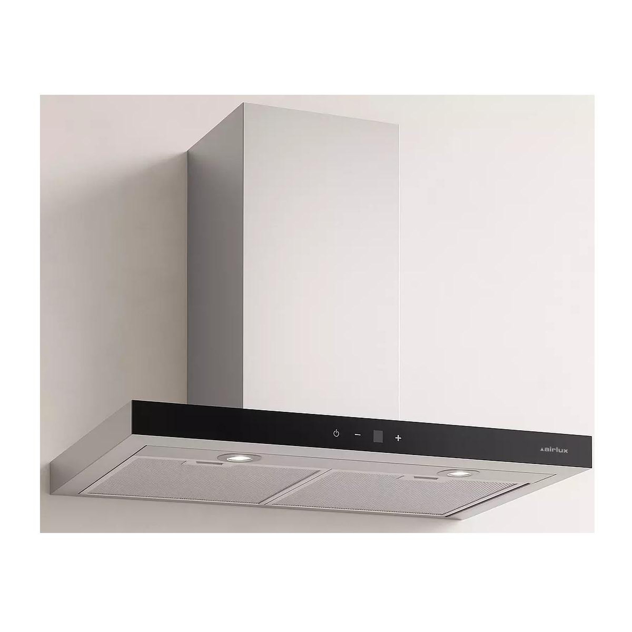 Voir la diapositive 3 : Airlux Hotte décorative murale 60cm 636m3/h noir - ahbs660ss