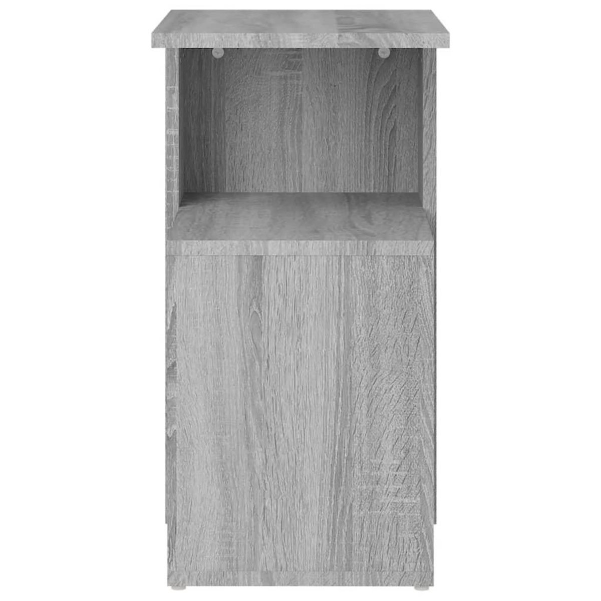 VIDAXL Table d'appoint Sonoma gris 36x30x56 cm Bois d'ingenierie
