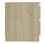 Voir la diapositive 4 : VIDAXL Table de chevet Chene sonoma 50x39x43,5 cm Agglomere