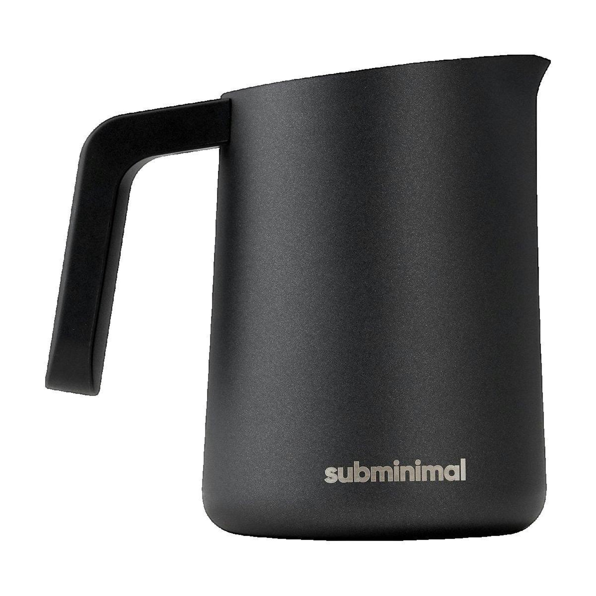 Voir la diapositive 2 : Subtil Mousseur à lait miir FlowTip noir ergonomique