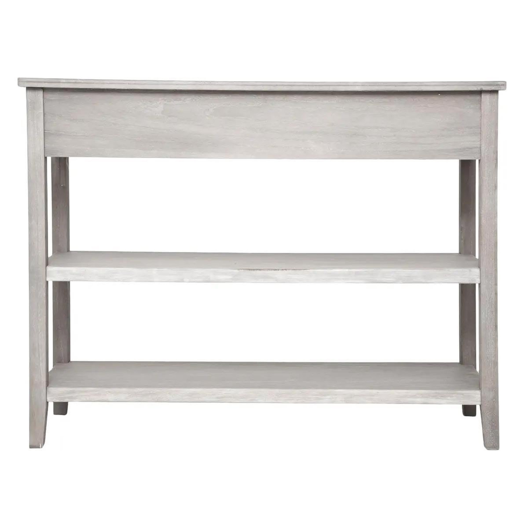 Voir la diapositive 3 : ATMOSPHERA Console 2 tiroirs en bois  charme  110cm naturel