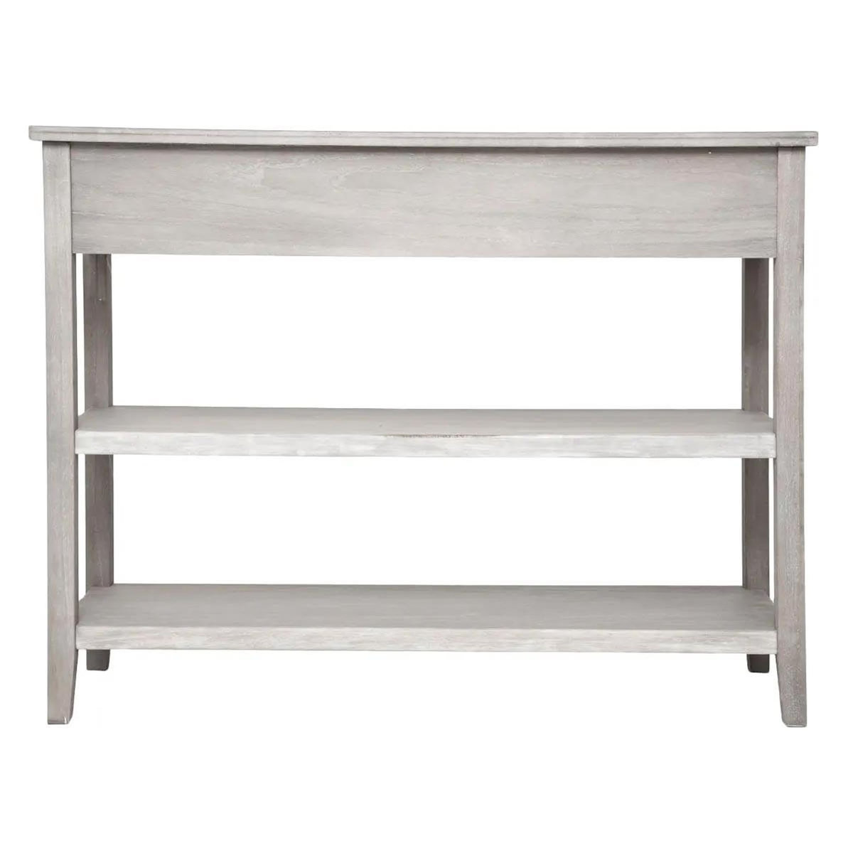 ATMOSPHERA Console 2 Tiroirs en Bois  Charme  110cm Naturel