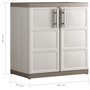 Voir la diapositive 6 : Keter Keter Armoire de rangement basse Excellence XL Beige et taupe 93 cm