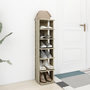 Voir la diapositive 3 : VIDAXL Armoire a chaussures Chene sonoma 27,5x27x102 cm