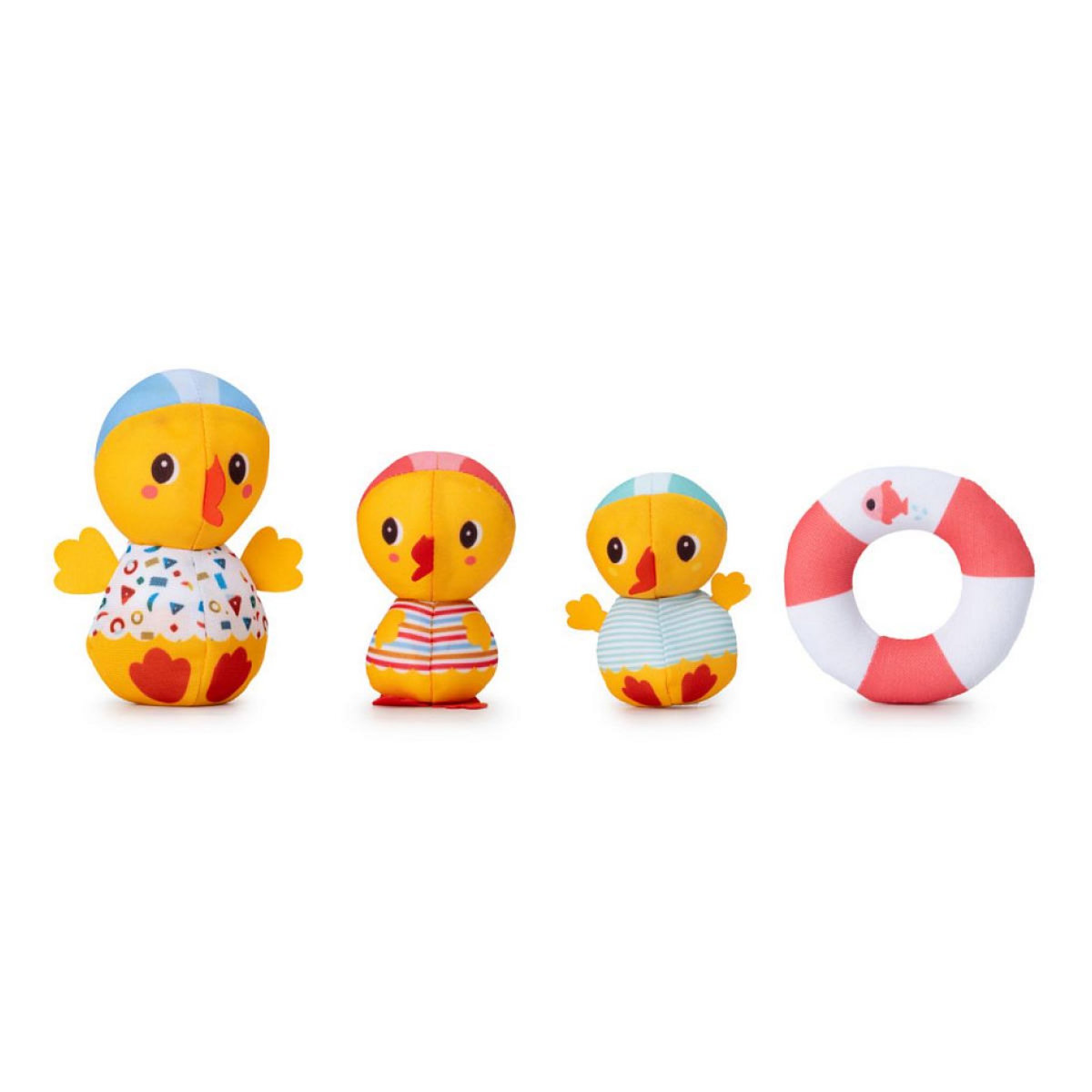 LILLIPUTIENS 3 canards au bord de l'eau - Jouet pour le bain