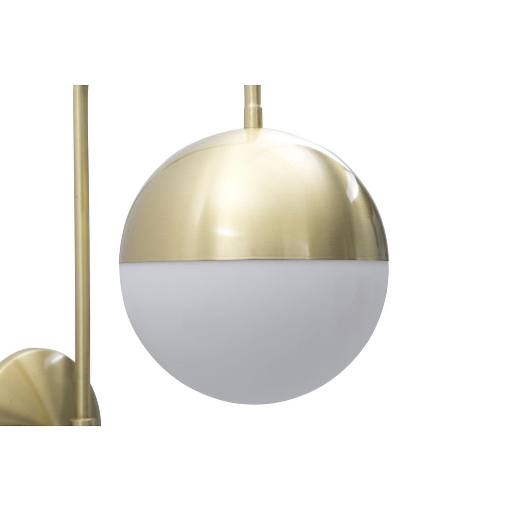 Voir la diapositive 5 : Paris Prix Applique murale sphère  glamy street  51cm blanc & or