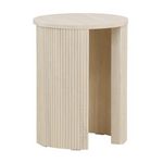 Paris Prix Table d'Appoint Nervurée  Bristol  52cm Naturel