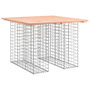 Voir la diapositive 2 : VIDAXL Banc jardin design gabion 100x102x72 cm bois massif de douglas