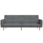 Voir la diapositive 5 : VIDAXL Canape-lit a 2 places gris clair tissu