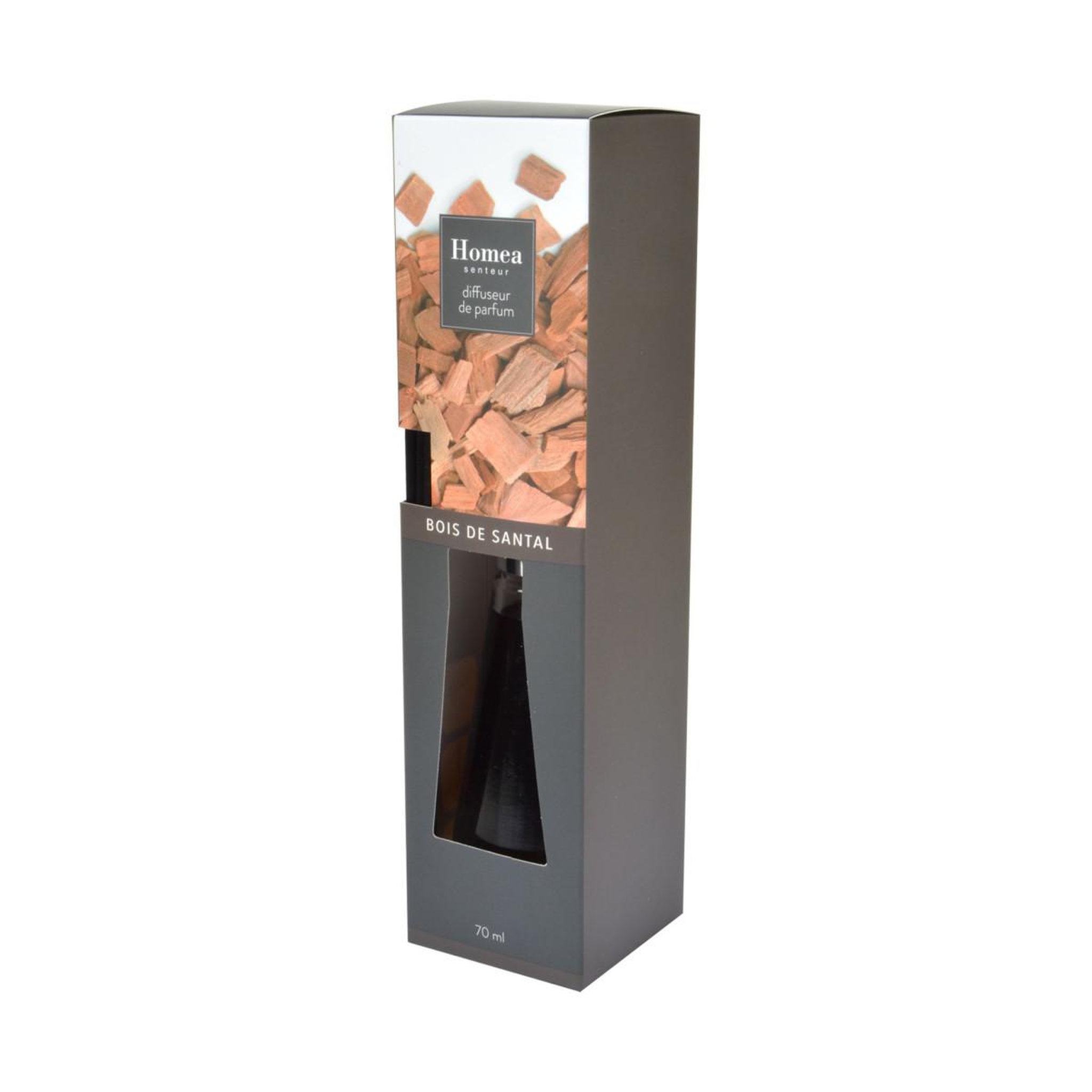 Voir la diapositive 3 : HOMEA Diffuseur de parfum  essentiel ii  70ml bois de santal
