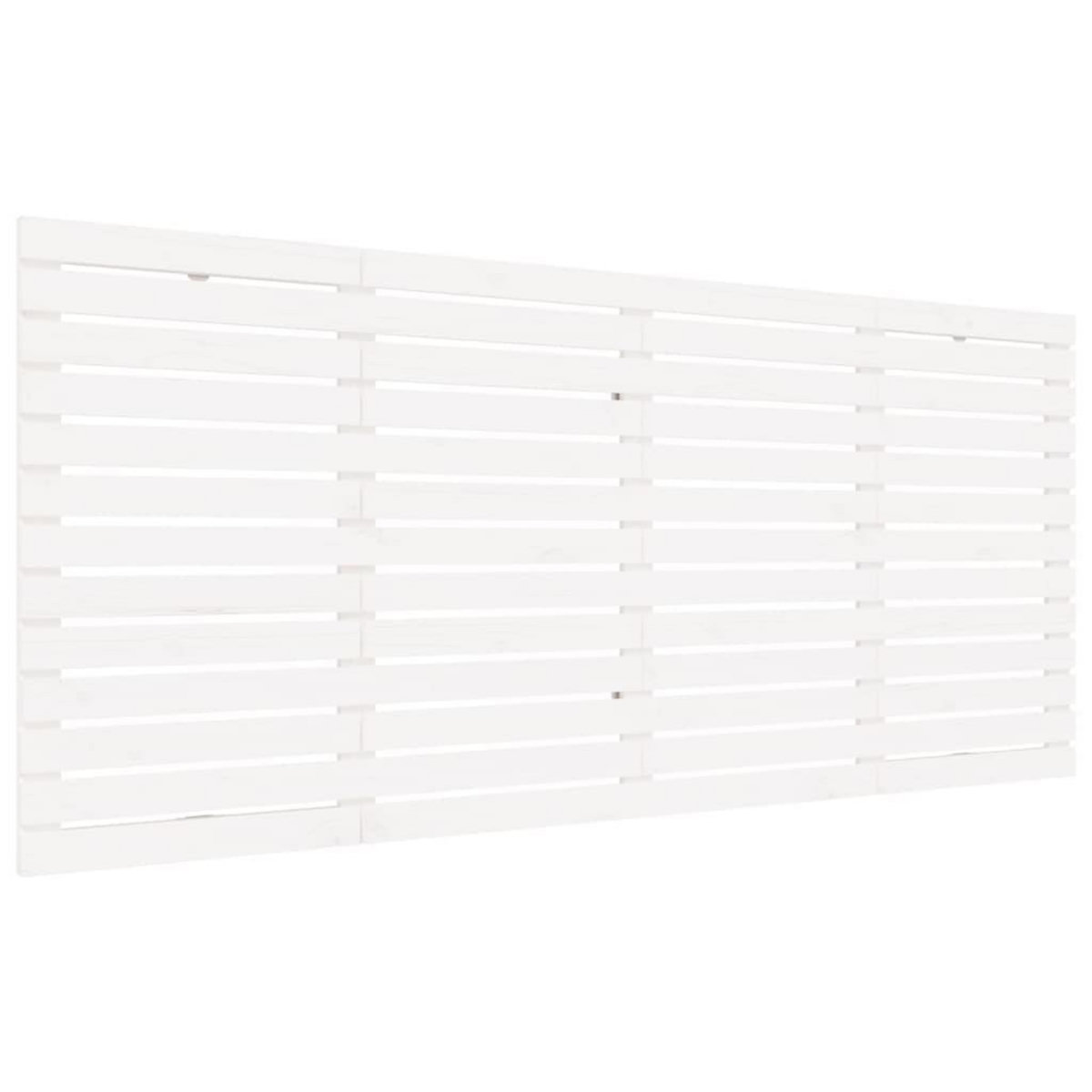 VIDAXL Tete de lit murale Blanc 186x3x91,5 cm Bois massif de pin