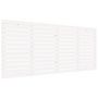 Voir la diapositive 2 : VIDAXL Tete de lit murale Blanc 186x3x91,5 cm Bois massif de pin