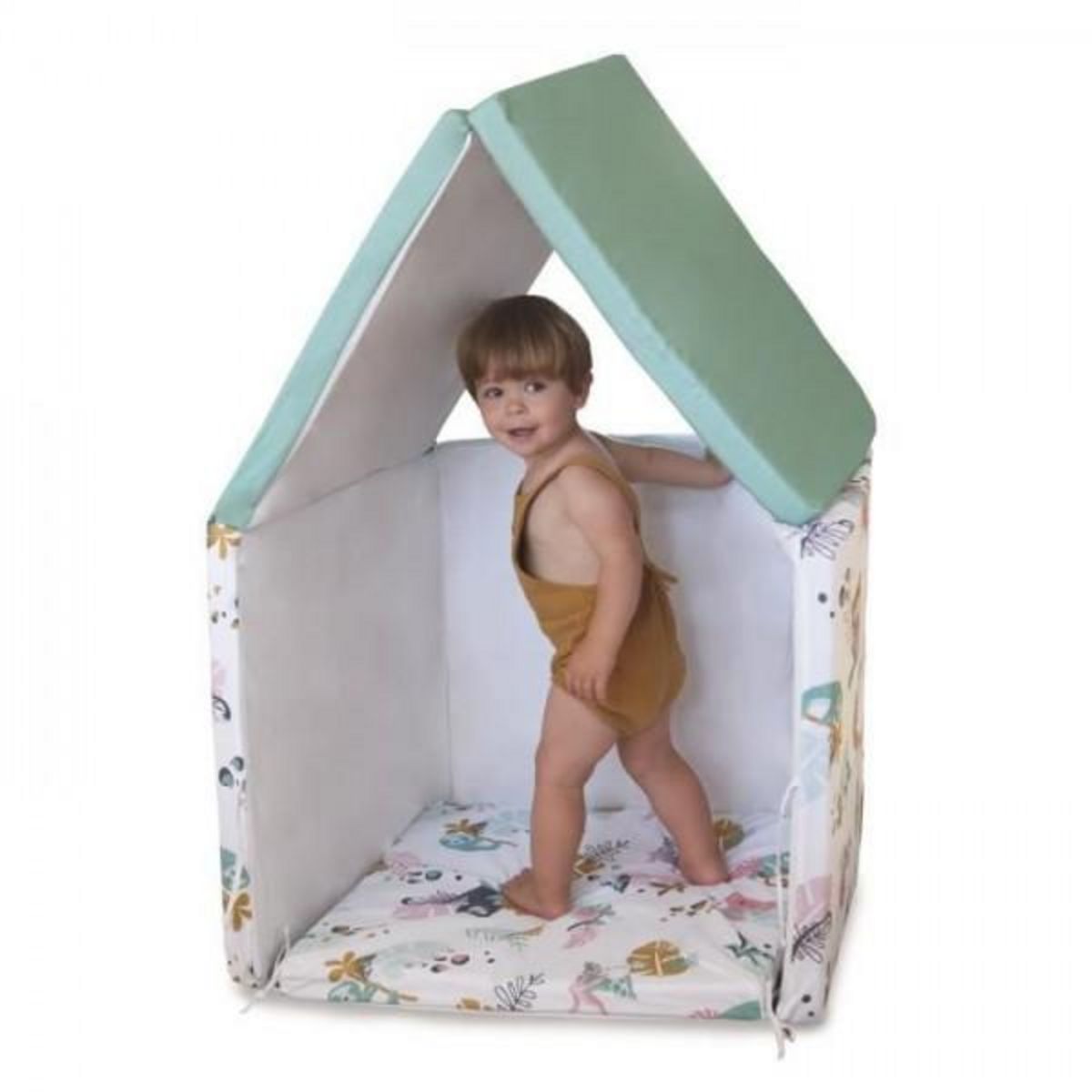 TINEO TINEO Maxi Tapis Malin Jungle Buddies 5 en 1 - Evolutif - Déhoussable - 180x200 cm - Nouvelle collection